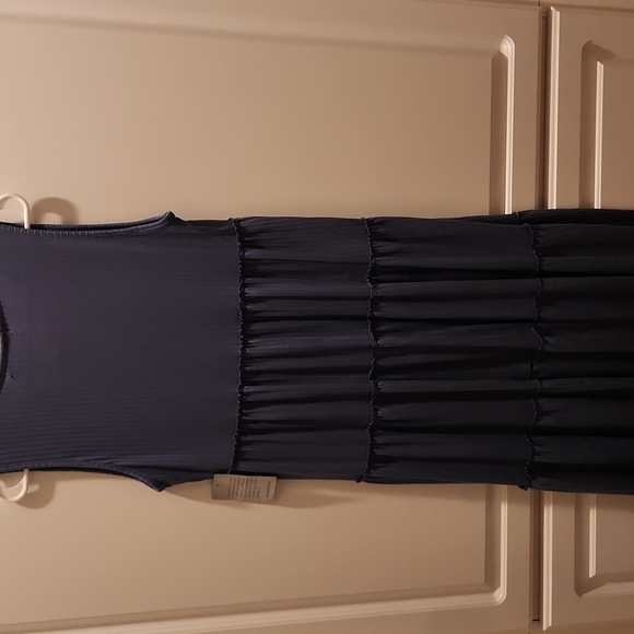 Velvet torch purple's blue dress XL torn at a seam - Picture 4 of 4